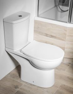 KAIRO WC kompakt z prysznicem bidetowym, tylny odpływ, mechanizm spłukujący