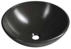 FORMIGO umywalka betonowa, średnica 41 cm, antracyt