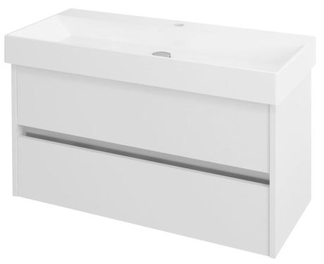 Przejdź do produktu NIRONA szafka umywalkowa 95x51,5x43cm, biały