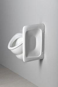 OLYMPOS Ceramiczna ścianka oddzielająca między pisuary 61,5x10,8x40 cm