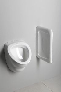 OLYMPOS Ceramiczna ścianka oddzielająca między pisuary 61,5x10,8x40 cm
