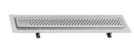 Przejdź do produktu FLOW 67 nierdzewny odpływ liniowy z rusztem 670x150x82 mm