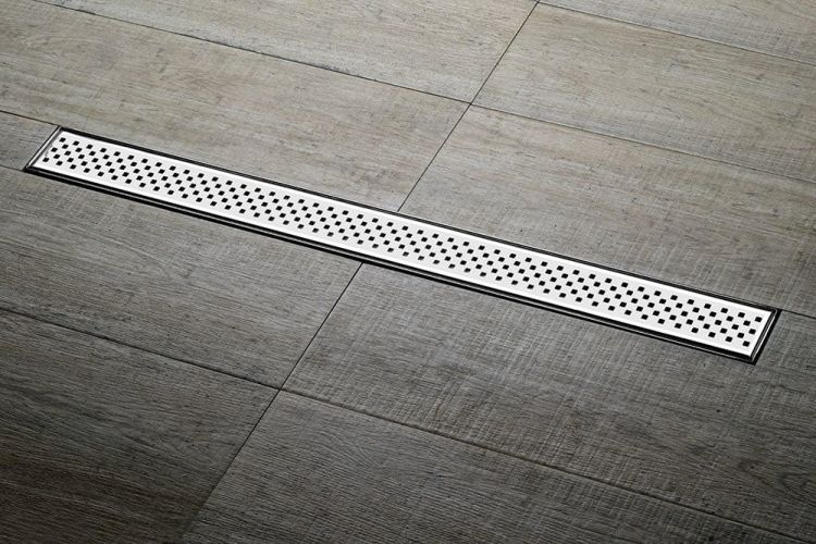 FLOW 77 nierdzewny odpływ liniowy z rusztem 770x150x82 mm