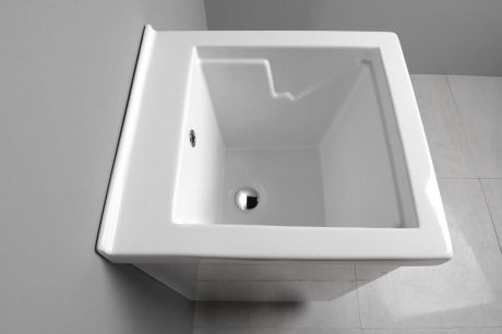 Przejdź do produktu Komora gospodarcza ceramiczna, 45x50cm, z przelewem