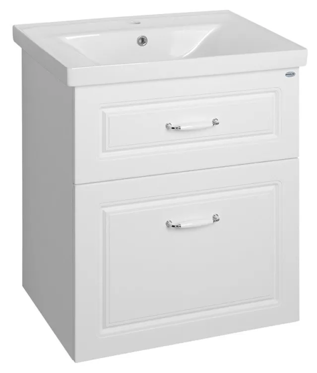 FAVOLO szafka umywalkowa 61,5x72,5x44 cm, biały matowy