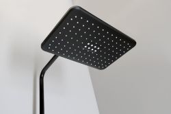 DARK teleskopowy zestaw prysznicowy z baterią termostatyczną, czarny