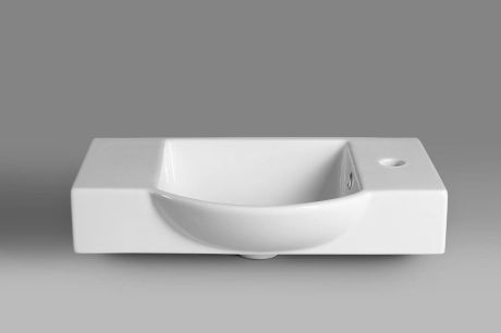 Przejdź do produktu LITOS umywalka ceramiczna 55x32cm, biała