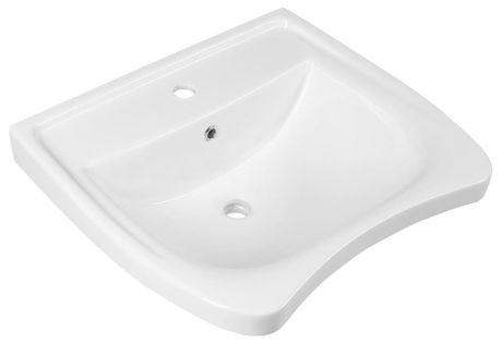 Przejdź do produktu HANDICAP umywalka ceramiczna dla niepełnosprawnych 60x55cm, biała