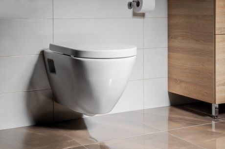 Przejdź do produktu NERA WC wiszące 35,5x50cm, białe