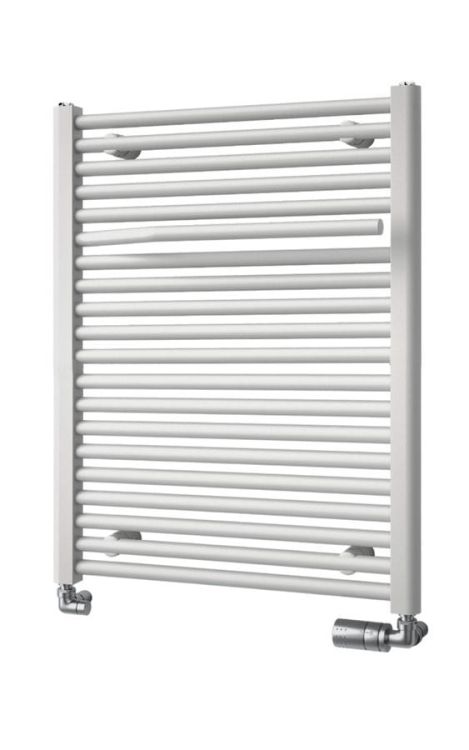 Grzejnik łazienkowy płaski, 500x775 mm, biały