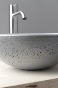 FORMIGO umywalka kompozytowa O 41 cm, szary