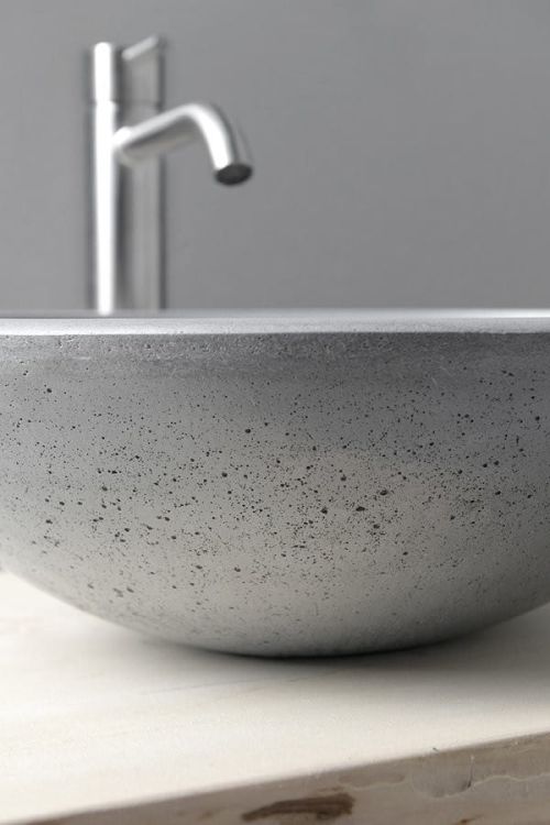FORMIGO umywalka kompozytowa O 41 cm, szary