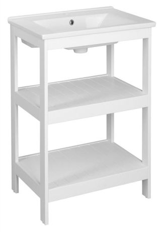Przejdź do produktu ETIDE szafka umywalkowa 51,5x85x44 cm, regał, biały mat