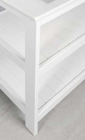 Przejdź do produktu ETIDE szafka umywalkowa 51,5x85x44 cm, regał, biały mat