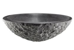 BLOK umywalka kamienna 42x14 cm, czarny Anthrazit