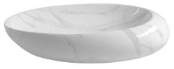 DALMA umywalka ceramiczna 68x44x16,5 cm, carrara