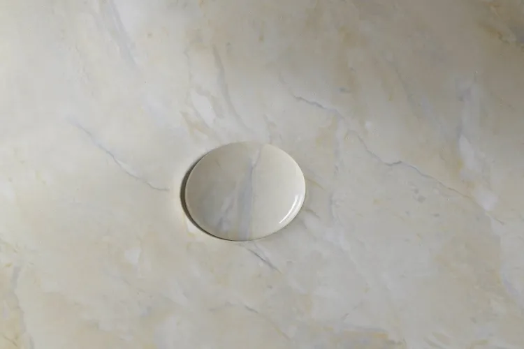 DALMA umywalka ceramiczna 58,5x39x14 cm, marfil
