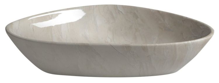 DALMA umywalka ceramiczna 58,5x39x14 cm, marfil