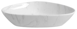 DALMA umywalka ceramiczna 58,5x39x14 cm, carrara