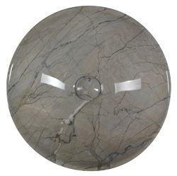 DALMA umywalka ceramiczna 42x42x16,5 cm, grigio