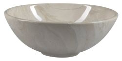 DALMA umywalka ceramiczna 42x42x16,5 cm, marfil