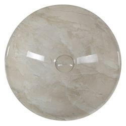 DALMA umywalka ceramiczna 42x42x16,5 cm, marfil