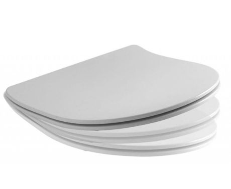 Przejdź do produktu AQUATECH deska WC, SLIM, Soft Close, biała/chrom