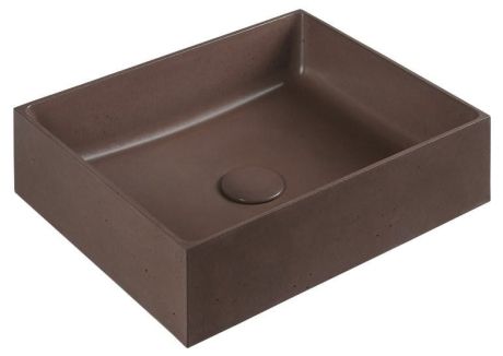 Przejdź do produktu FORMIGO umywalka betonowa, 47,5x14x36,5 cm, ceglana