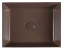FORMIGO umywalka betonowa, 47,5x13x36,5 cm, ceglana