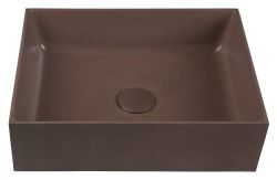 FORMIGO umywalka betonowa, 47,5x13x36,5 cm, ceglana
