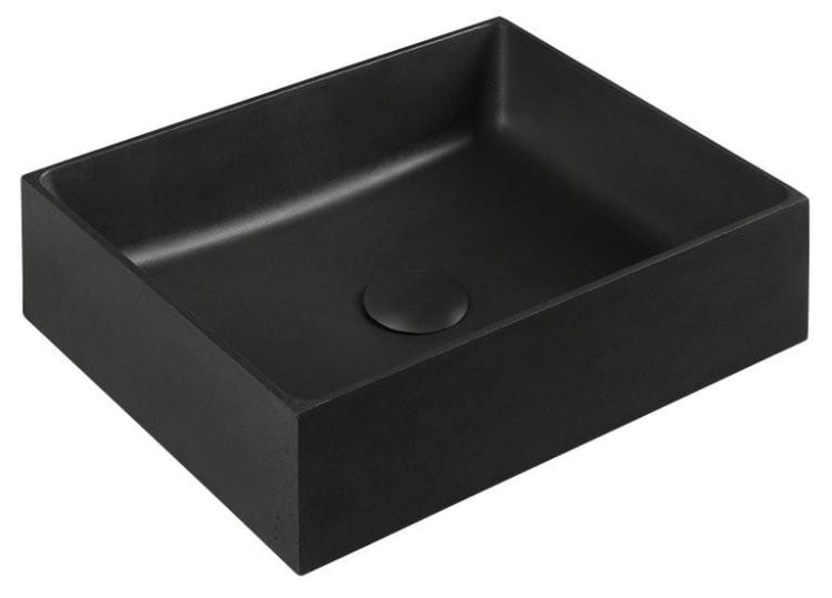 FORMIGO umywalka betonowa, 47,5x13x36,5 cm, antracyt
