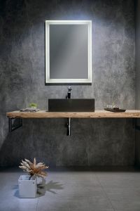 FORMIGO umywalka betonowa, 47,5x13x36,5 cm, antracyt