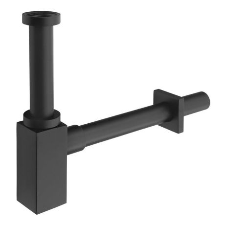 Przejdź do produktu Syfon umywalkowy 5/4", odpływ 32mm, kwadratowy, czarny mat
