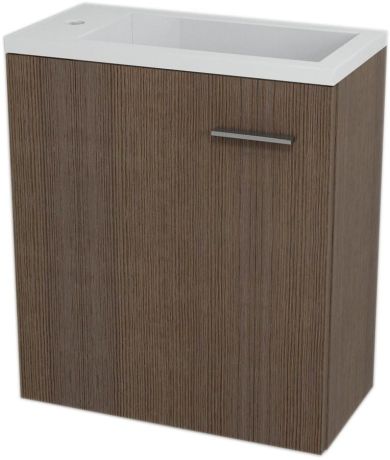 Przejdź do produktu LATUS III szafka umywalkowa 45x50x23cm, sosna rustikalna + umywalka kompozytowa 55510