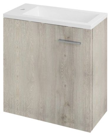 Przejdź do produktu LATUS III szafka umywalkowa 45x50x23cm, dąb Mocca + umywalka kompozytowa 55510