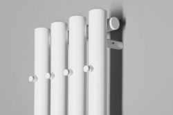 PILON grzejnik łazienkowy 270x1800 mm, z 4 haczykami, biały matowy