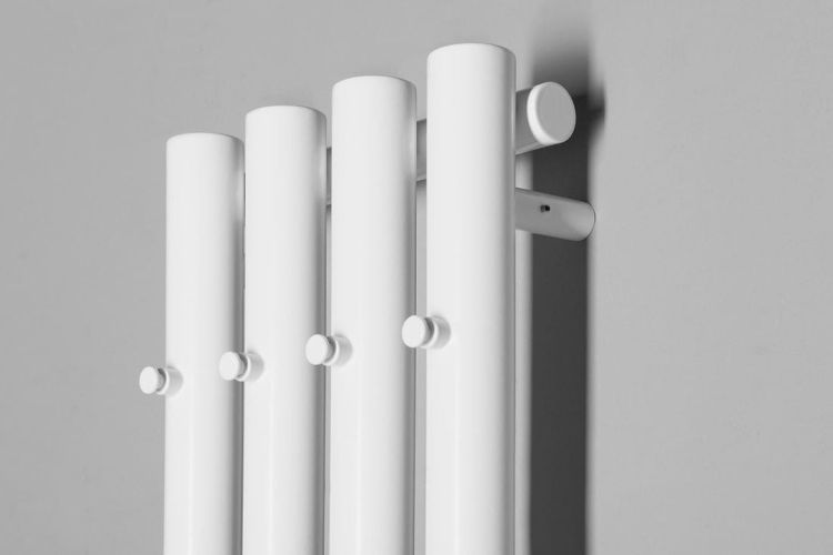 PILON grzejnik łazienkowy 270x1800 mm, z 4 haczykami, biały matowy
