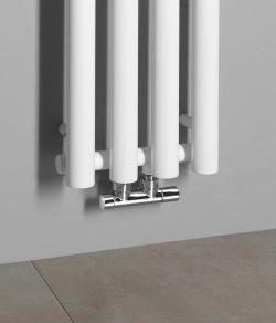 PILON grzejnik łazienkowy 270x1800 mm, z 4 haczykami, biały matowy