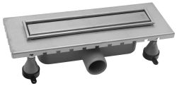 ESSEFLOW odpływ liniowy ze stali nierdzewnej z rusztem 310x60x80 mm