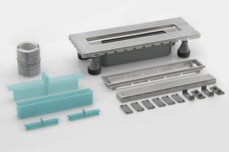 Przejdź do produktu ESSEFLOW odpływ liniowy ze stali nierdzewnej z rusztem, L-380, DN50
