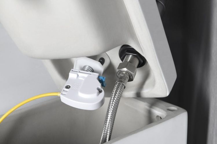 HYGIE kompakt WC z umywalką i deską WC , tylny/dolny odpływ