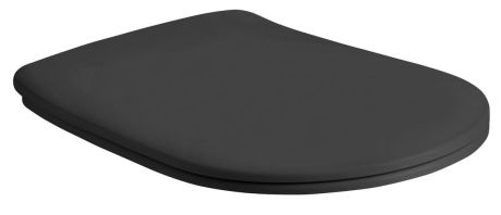 Przejdź do produktu NOLITA deska WC, SLIM, Soft Close, czarny mat