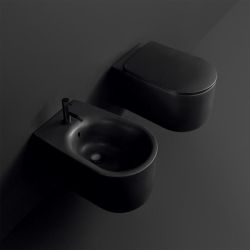 NOLITA bidet wiszący 35x33x55cm, czarny matowy