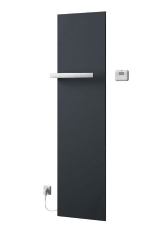 Przejdź do produktu ELION grzejnik elektryczny z termostatem 456x1765 mm, 600 W, antracyt metalik