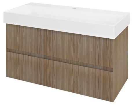 Przejdź do produktu FILENA szafka umywalkowa 95x51,5x43cm, dąb
