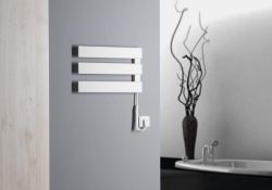 ELVIS Elektryczna suszarka na ręczniki, 480x330x45mm, 50W, biała