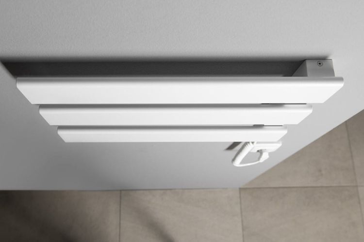 ELVIS Elektryczna suszarka na ręczniki, 480x330x45mm, 50W, biała