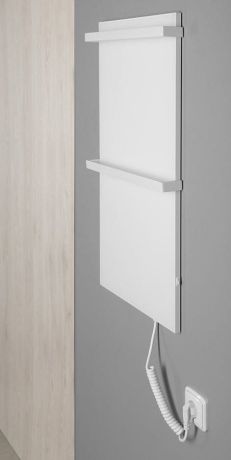 Przejdź do produktu ELMIS Elektryczna suszarka na ręczniki 400x800mm, 100W,biała matowa