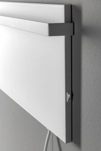 ELMIS Elektryczna suszarka na ręczniki 600x300mm, 80W, biała matowa