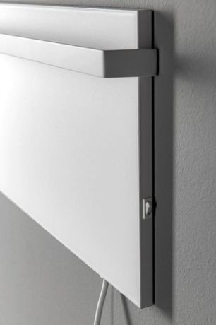 Przejdź do produktu ELMIS Elektryczna suszarka na ręczniki 600x300mm, 80W, biała matowa